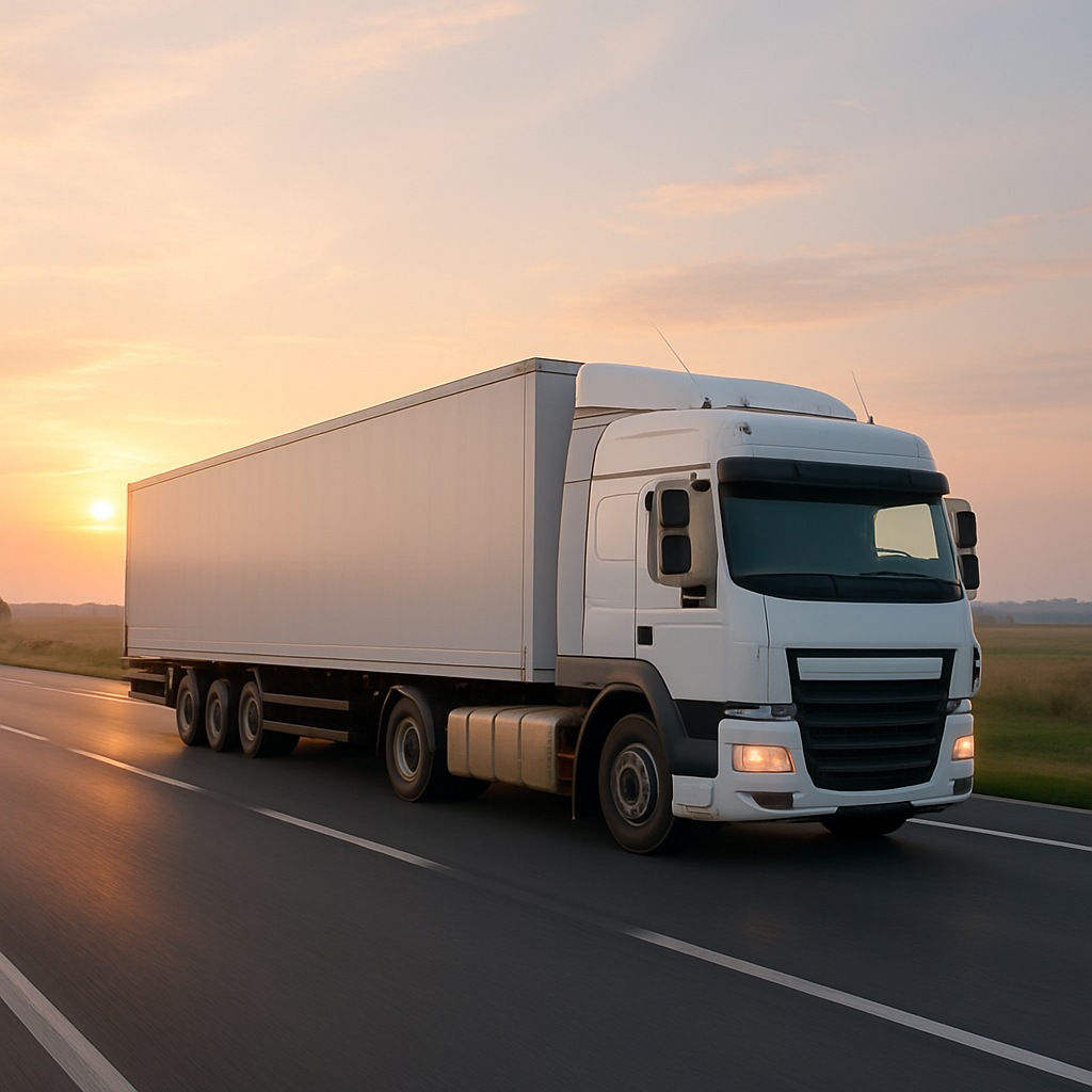 Контейнеровоз в море